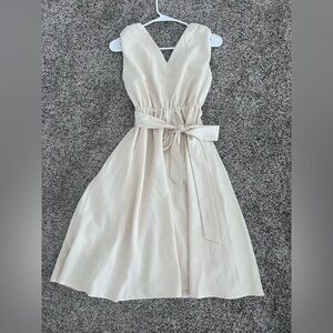 SHEIN Women’s Sleeveless Cream Dress Size XS Size 2